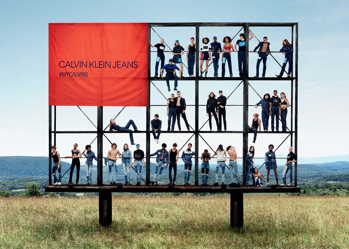 Calvin Klein Jeans сняли в кампании 36 человек 