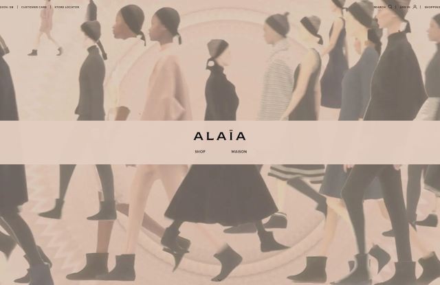 Maison Alaïa запустили онлайн-магазин