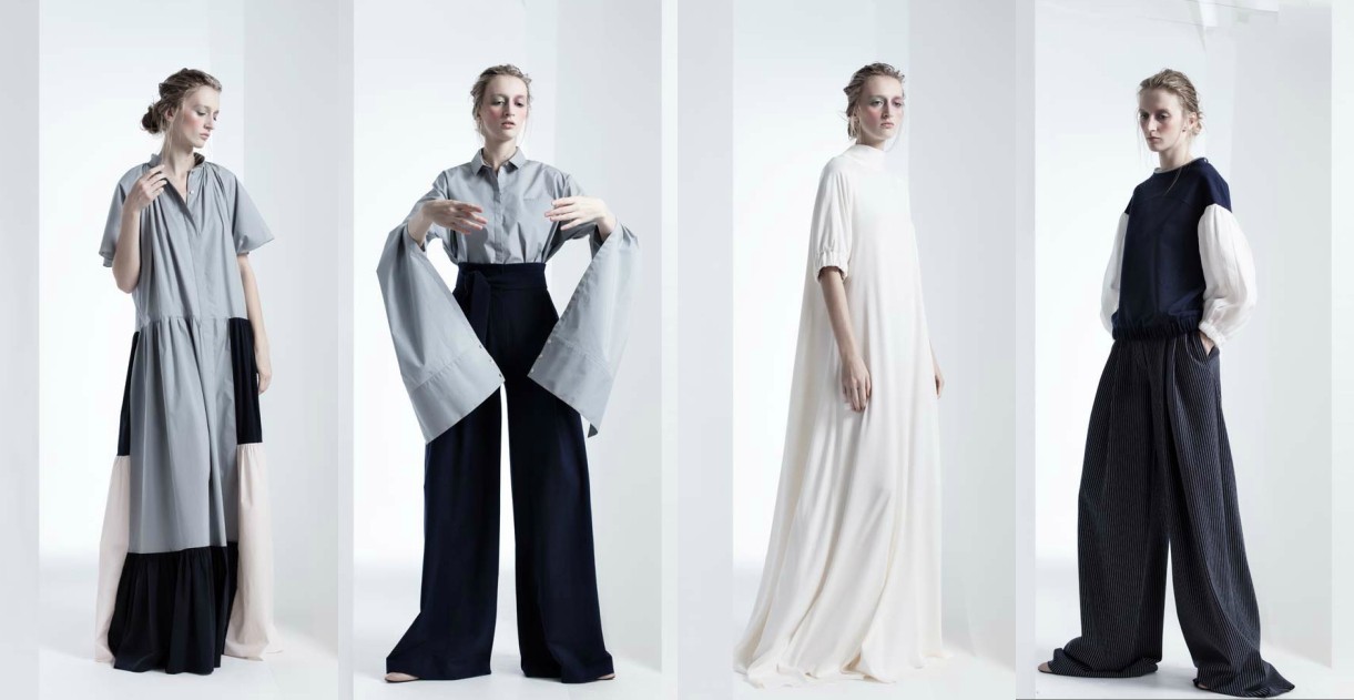 Широкие брюки и свободные платья в новой коллекции Tegin