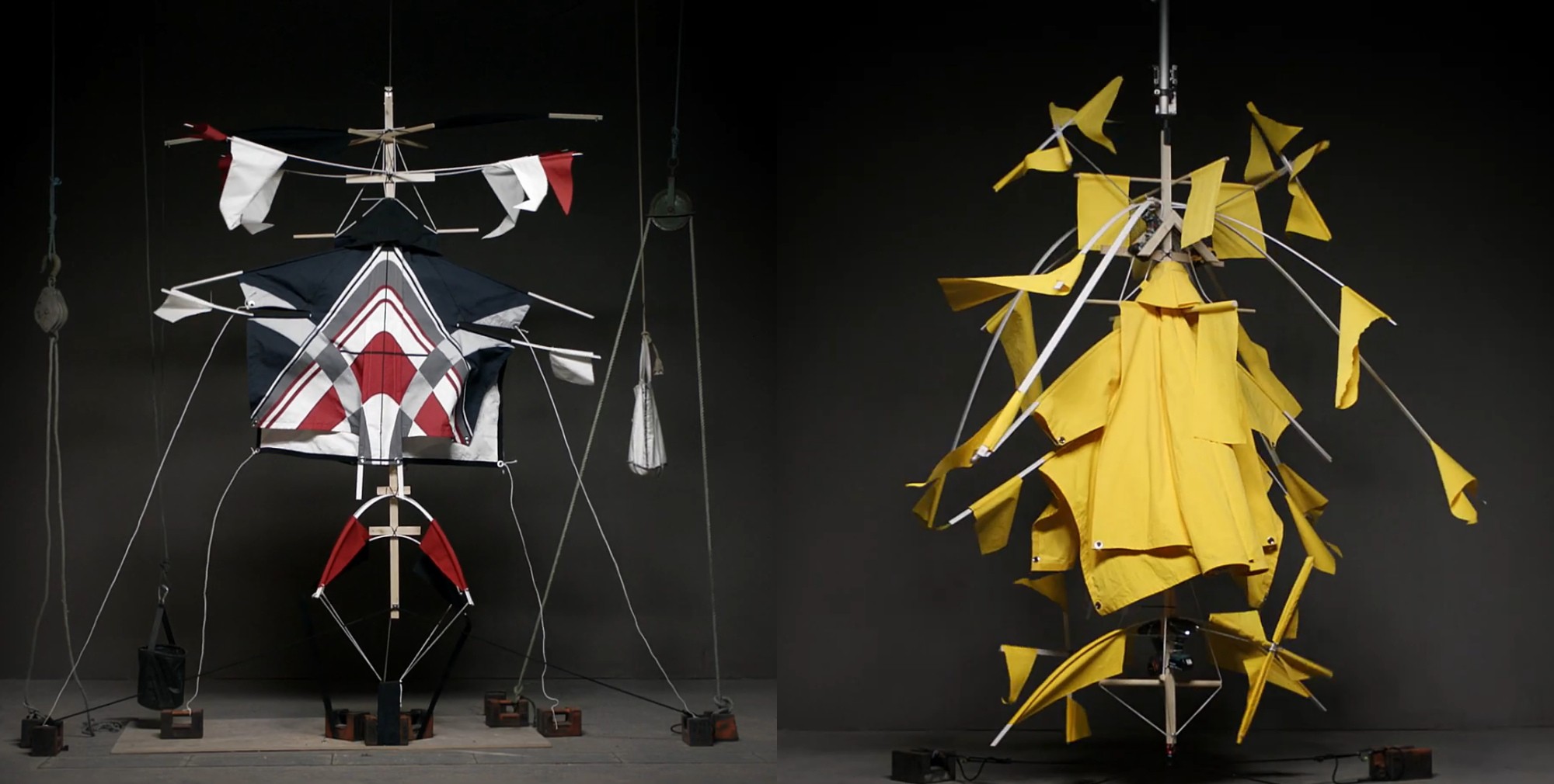 Посмотрите на движущиеся скульптуры с одеждой Craig Green для Moncler 